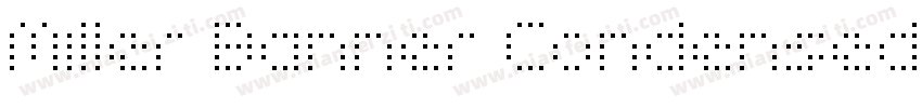 Miller Banner Condensed Semi Bold字体转换